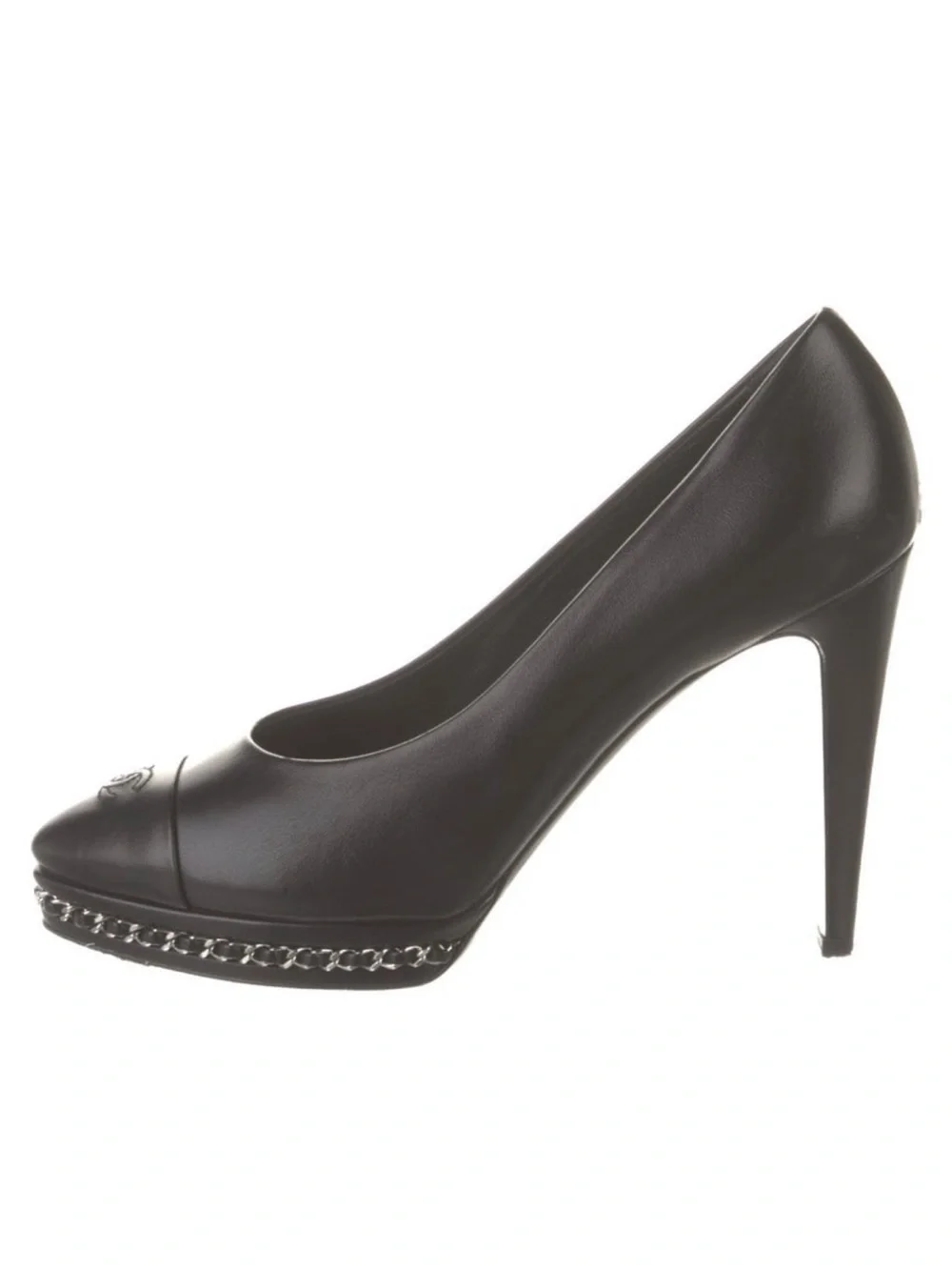 CHANEL 2015 interlocking CC logo pumps